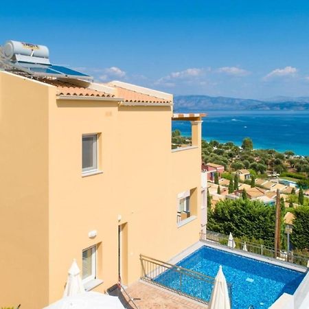 Corfu Sea View Villa - Aurora برباتي المظهر الخارجي الصورة