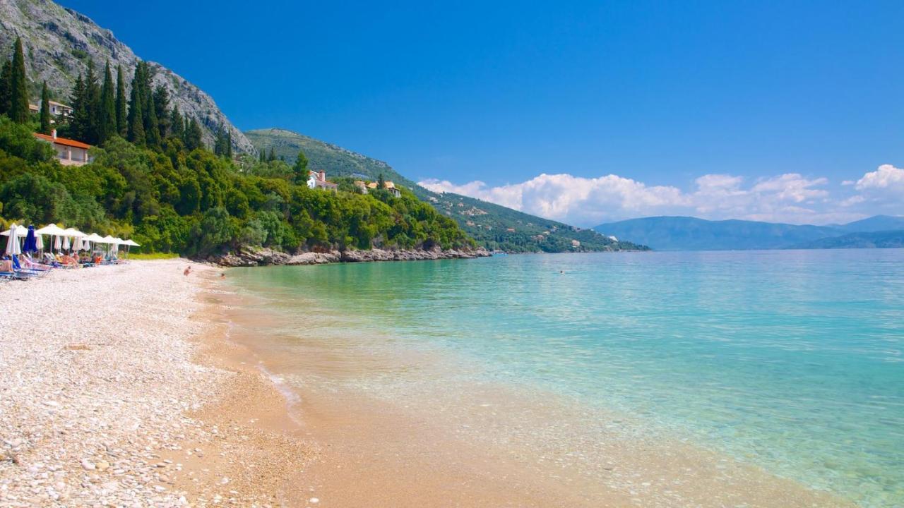 Corfu Sea View Villa - Aurora برباتي المظهر الخارجي الصورة