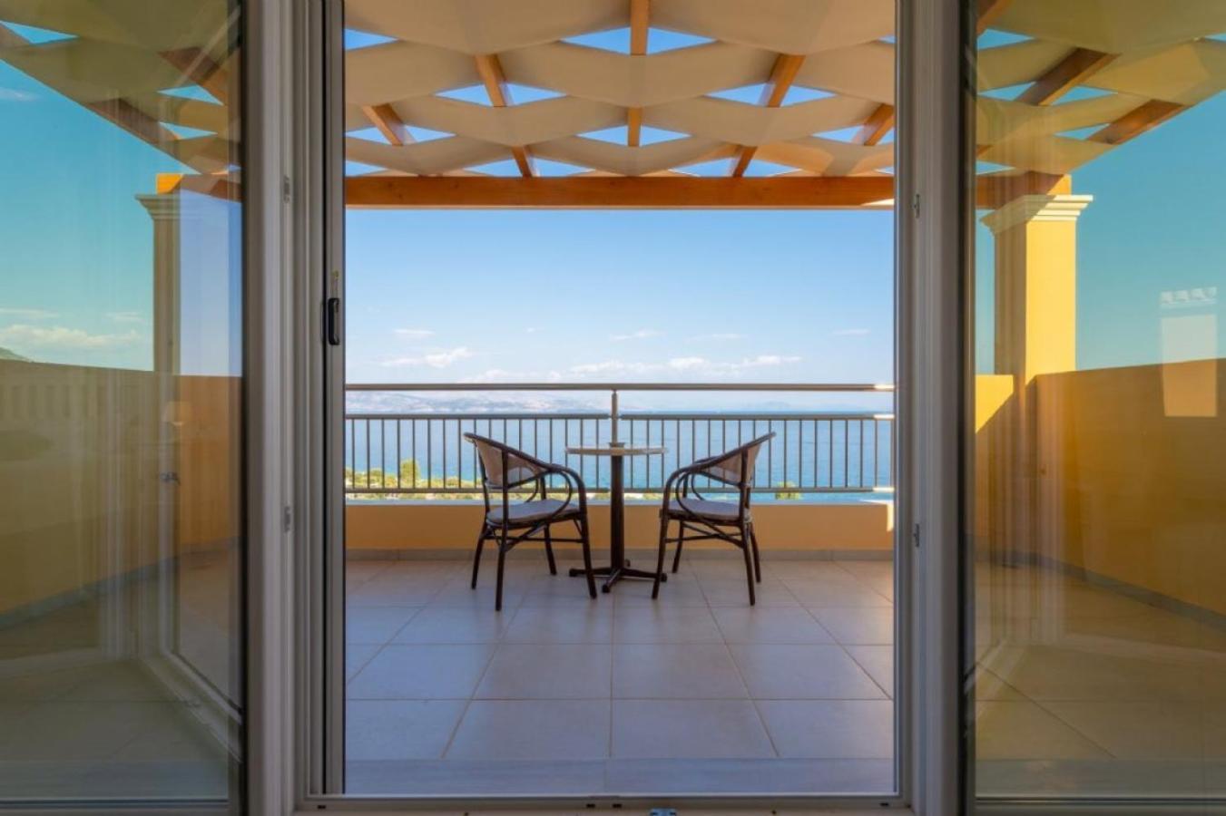 Corfu Sea View Villa - Aurora برباتي المظهر الخارجي الصورة