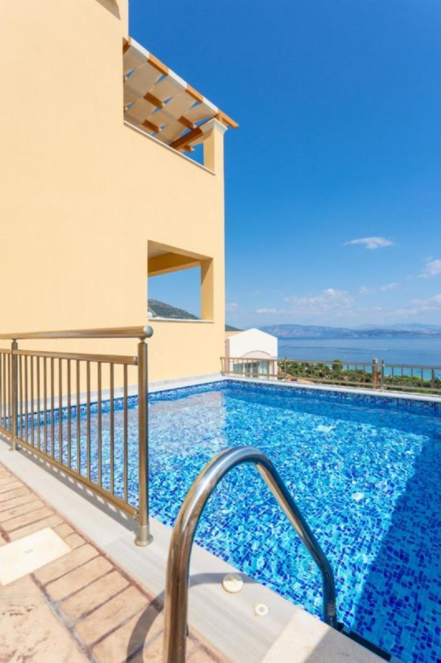 Corfu Sea View Villa - Aurora برباتي المظهر الخارجي الصورة