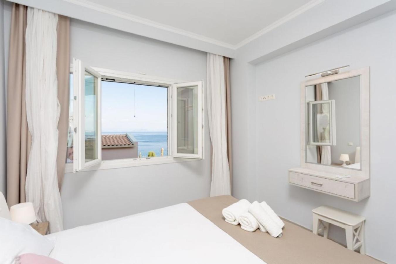 Corfu Sea View Villa - Aurora برباتي المظهر الخارجي الصورة