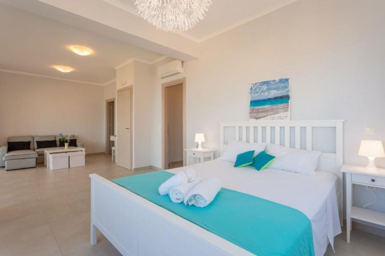 Corfu Sea View Villa - Aurora برباتي المظهر الخارجي الصورة