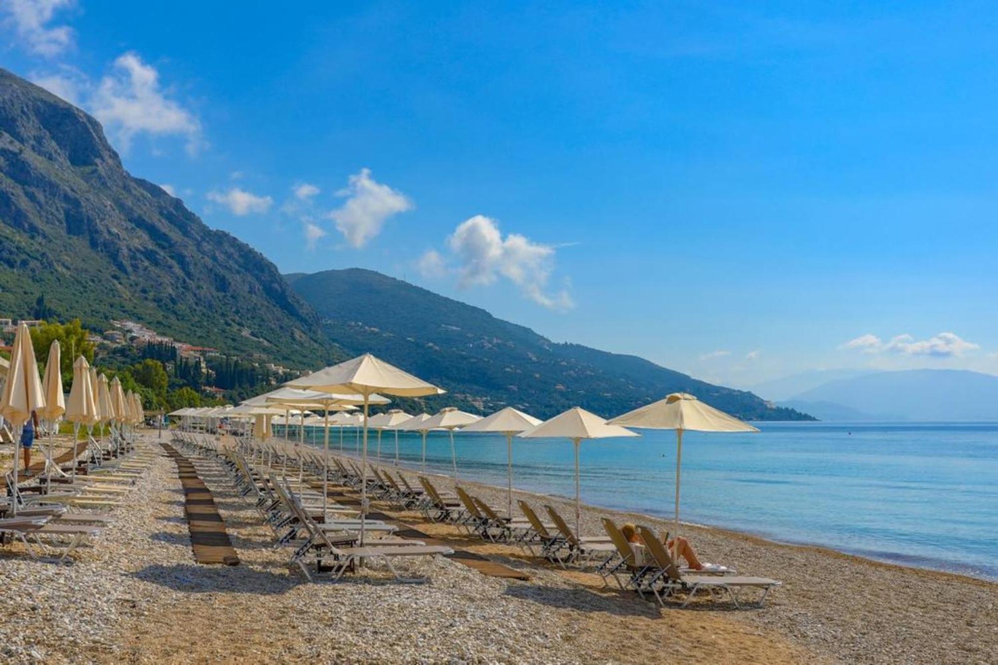 Corfu Sea View Villa - Aurora برباتي المظهر الخارجي الصورة