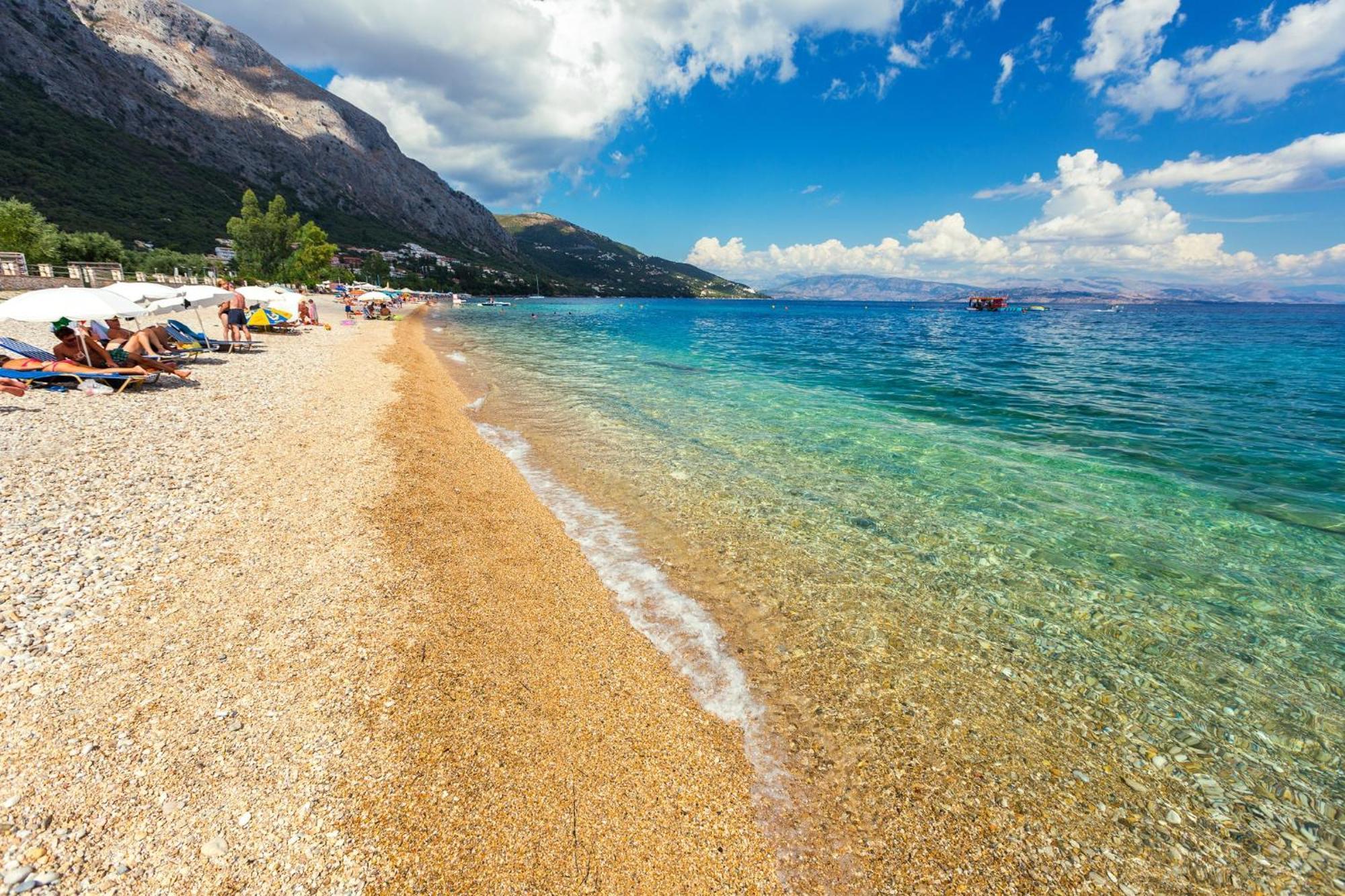Corfu Sea View Villa - Aurora برباتي المظهر الخارجي الصورة
